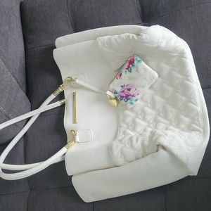 Betsy Johnson large Cream  neverfull tote